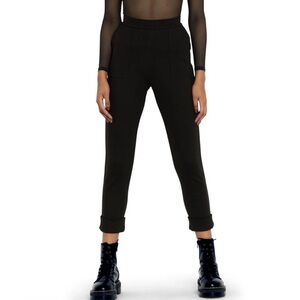 Blackmilk Push It Ponte High Waisted Cuffed Pants
